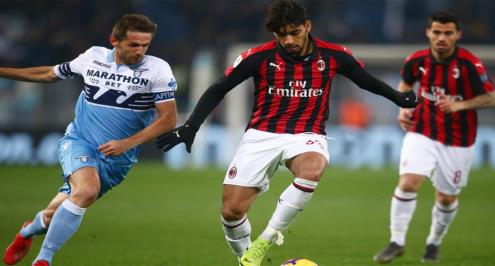 بالفيديو.. تعادل سلبي بين ميلان ولاتسيو بذهاب نصف نهائي كأس إيطاليا 